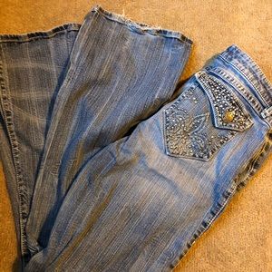 Rock 47 low rose bootcut jeans